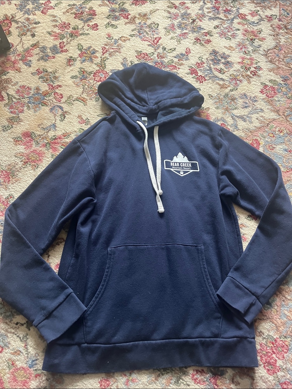 Bear Creek Mountain resort Sweatshirt with White Drawstrings